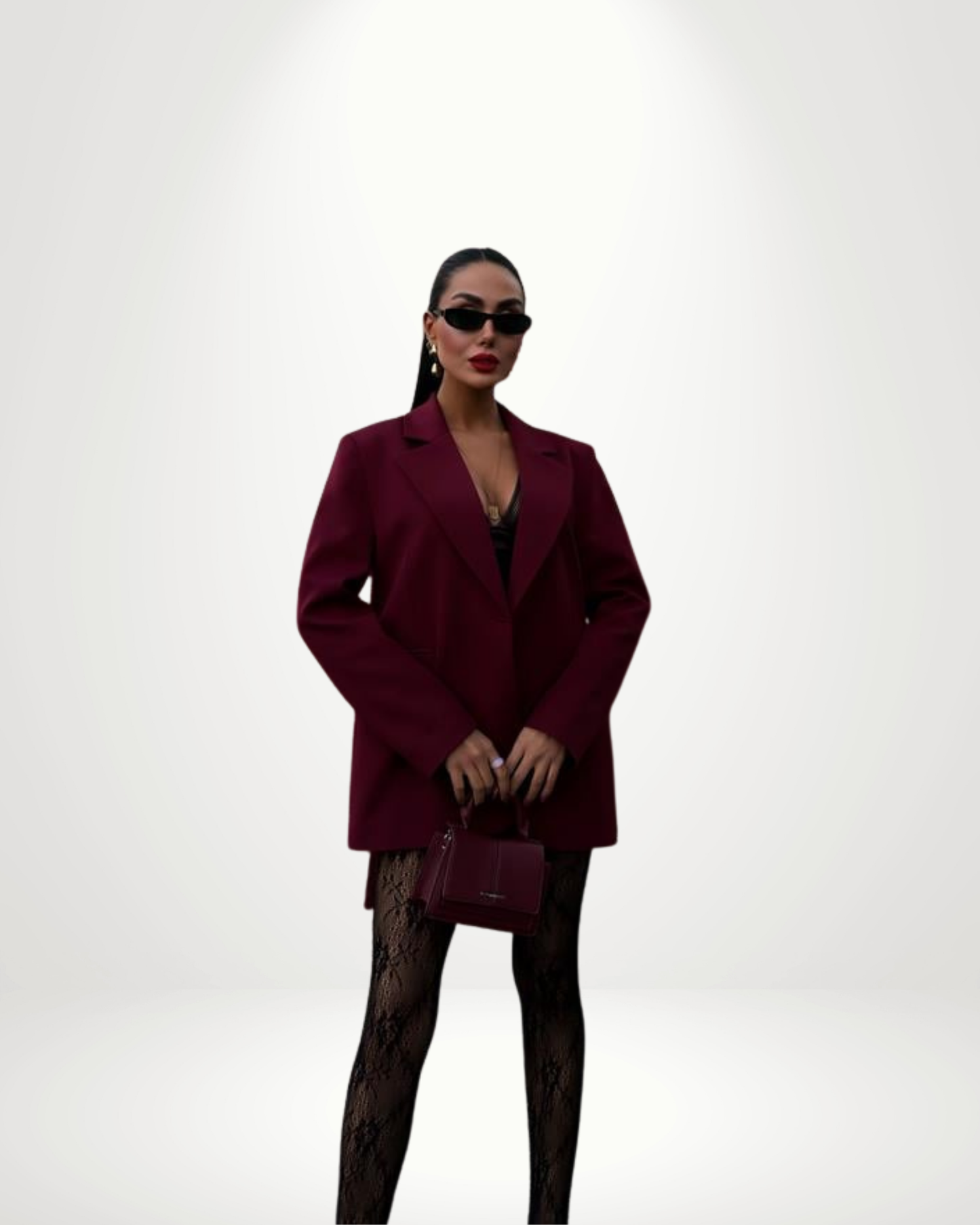 Burgundy Blazer