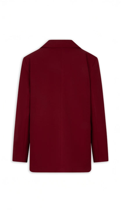 Burgundy Blazer